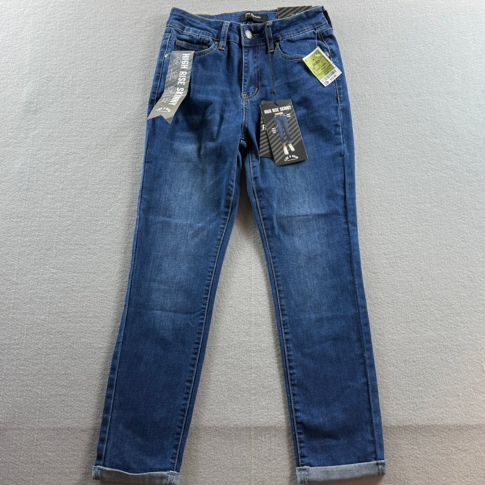 Fire & Rain High Rise Skinny Jeans Women Size 3 Blue Denim Stretch 25" Waist